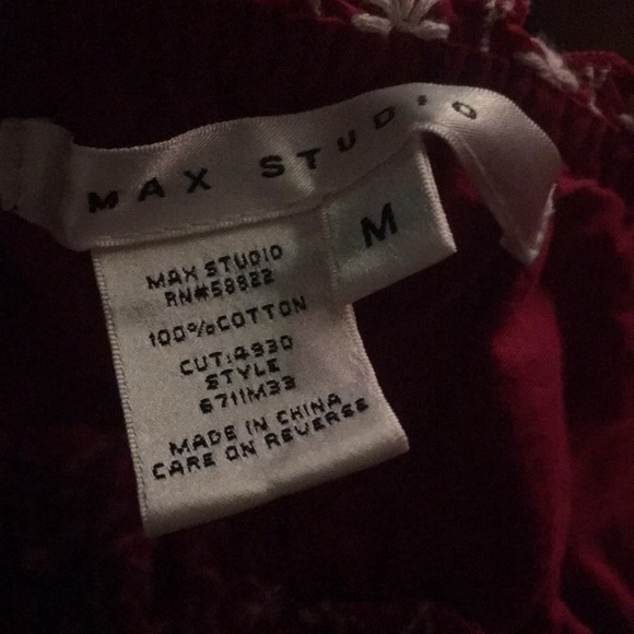 max studio red summer tank top - Picture 6 of 6